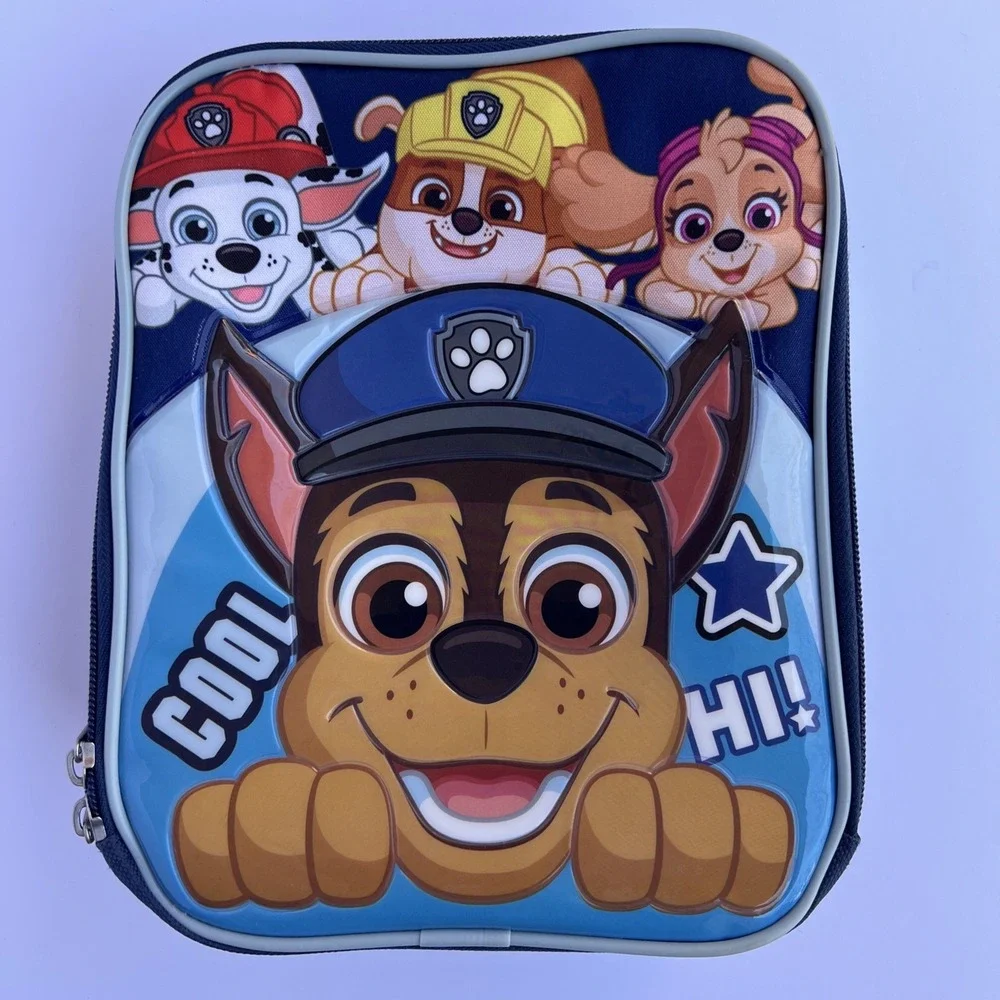 Nickelodeon Insulated Paw Patrol Soft Lunch Box Bag 8x10 Handle Chase Marshall